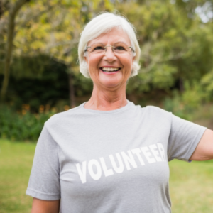 Happy Volunteer